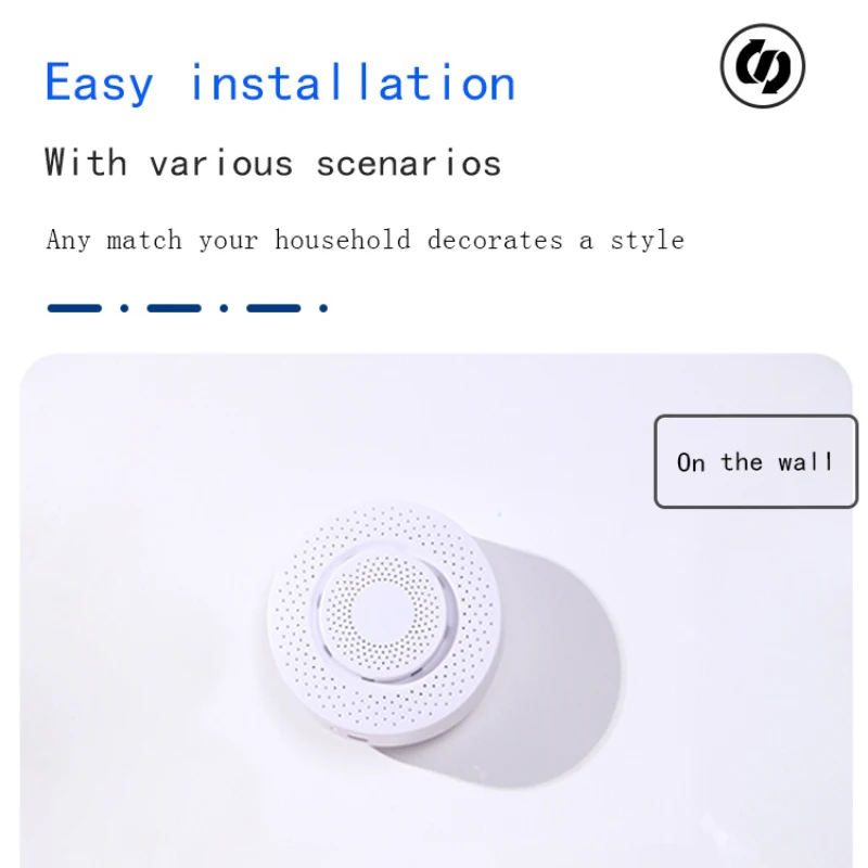 Датчик углекислого газа Tuya умный детектор сигнализации для домашней