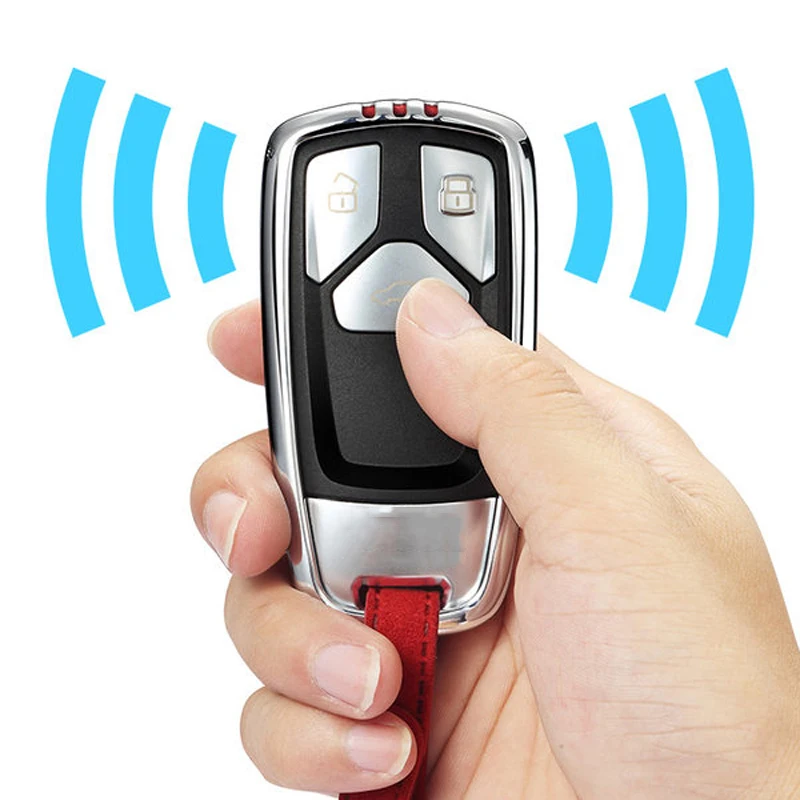 Чехол для автомобильного ключа из оцинкованного сплава Audi C6 A7 A8 R8 A1 A3 A4 A5 Q7 A6 C5 B9 4m TT