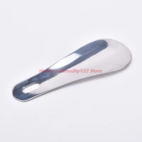 professional silver color shiny metal stainless steel shoe horn spoon shoehorn shoe lifter 10 cm
