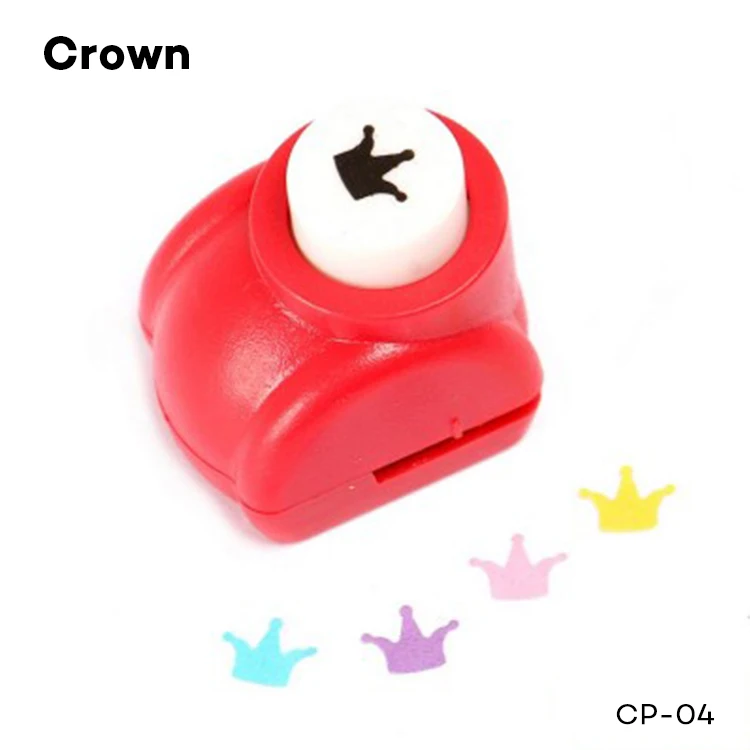 Crown 1 шт. Мини поделки для скрапбукинга ручной работы дырокол для открыток для поделок подарочная карта бумажный Дырокол CL-1203 - Цвет: Crown