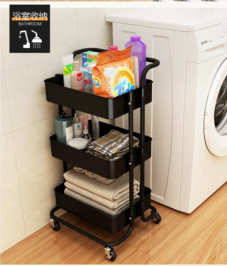 2 5 ярусная тележка стеллаж для хранения полка с сетчатой