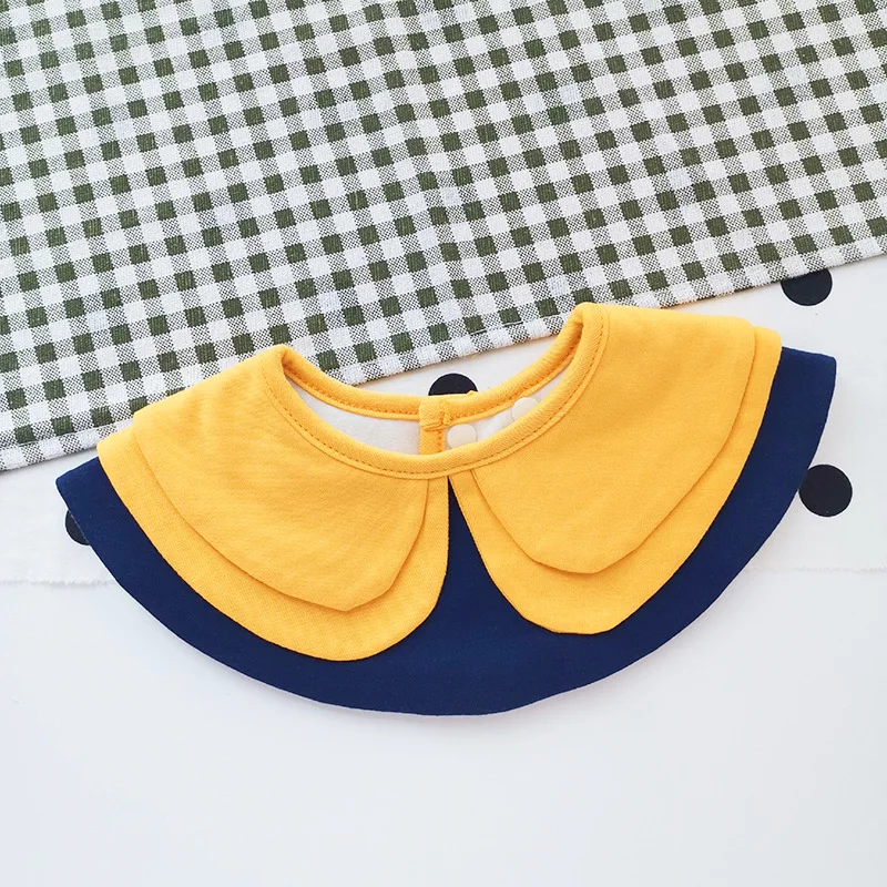 Ronda de 360 beb&eacute; Caballero Saliva bolsillo algod&oacute;n babero 0-3T babero ni&ntilde;o ni&ntilde;a Arco-Nudo de alimentaci&oacute;n de beb&eacute; babero beb&eacute; Accesorios-3