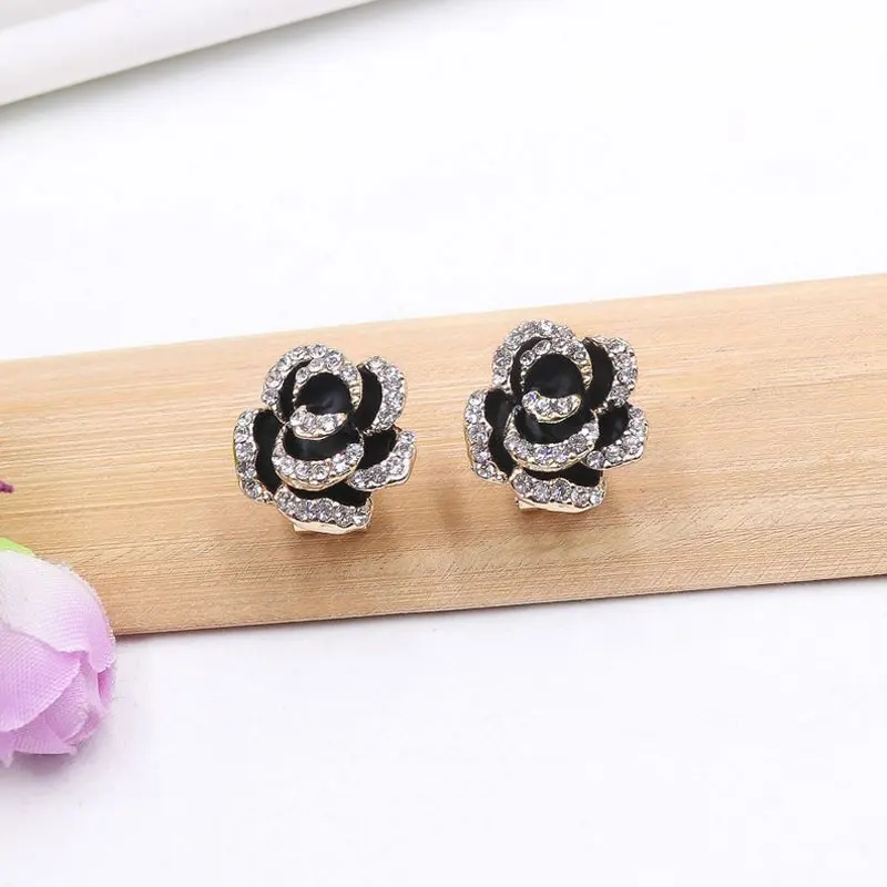 Роскошные знаменитые брендовые новые дизайнерские Элегантные серьги-гвоздики с