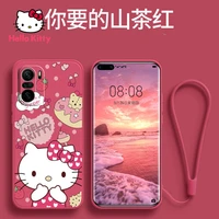 hello kitty xiaomi 9tk30k30i redmi k20k20prok40k40pro creative simple anti drop phone casesuitable for girls