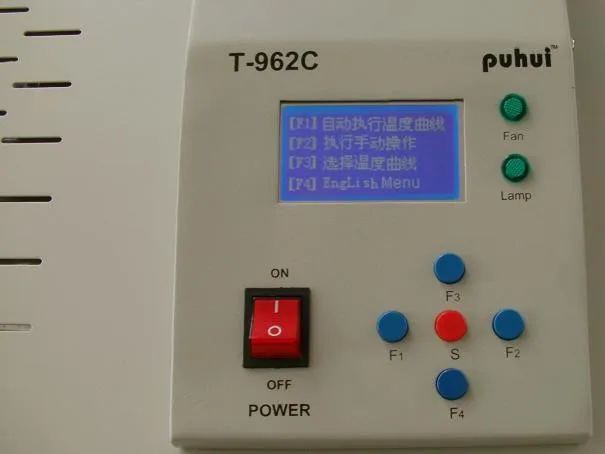 

2500W Infrared Heater Reflow Oven Station Puhui T962C reflow soldering oven