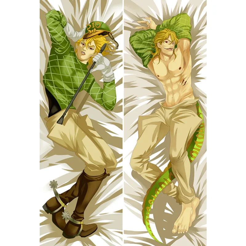 Новый аниме JoJos странно Подушка с надписью &quotAdventure" охватывает Dakimakura Чехол