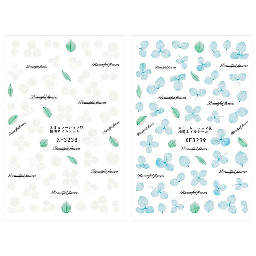 Имитация высушенный цветок для ногтей стикер вечный желтый Нарцисс Гортензия DIY