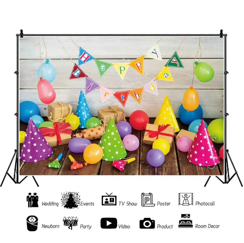 Виниловые фоны Laeacco бумажные режущие цветочные цветы Детские флаги для вечеринки