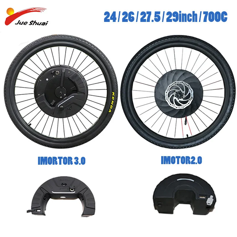 

New Arrival imortor 3.0 Electric bike Conversion Kit with battery Bluetooth front motor 36V Max speed 40km/h 24-29inch/700C kit