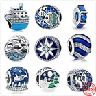 Бусина-Шарм Чайка для браслета, серебро 2021 пробы