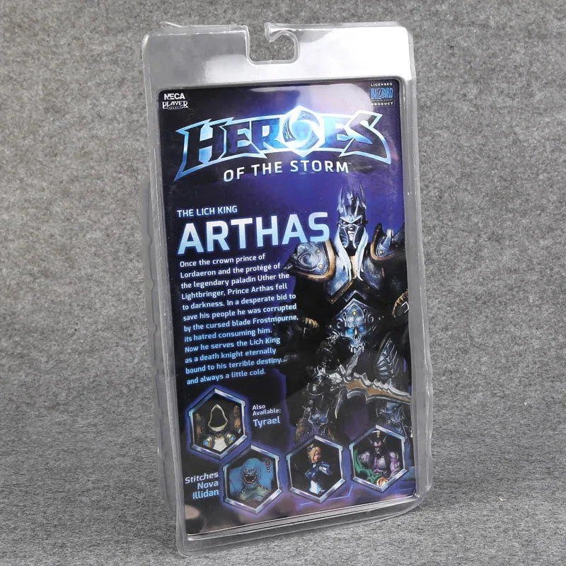 NECA &quotHeroes of The Storm&quot Король лич Артас ПВХ фигурка Коллекционная модель игрушки 7