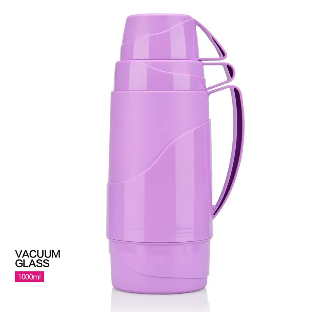 1000 мл вакуумная стеклянная бутылочка с двухслойным дизайном две чашки Модный