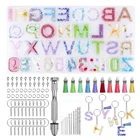 Алфавит, силиконовые формы из эпоксидной смолы, форма с обратным количеством букв, форма сделай сам для изготовления ювелирных изделий, подвесок, брелоков