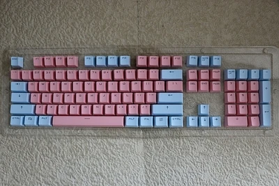 G610pink blue Ключ крышка s Механическая клавиатура музейный персональный светильник PBT logitech g610 Cherry mx 8,0 Phil пиратский корабль 104 ключ крышка - Цвет: G610pink blue