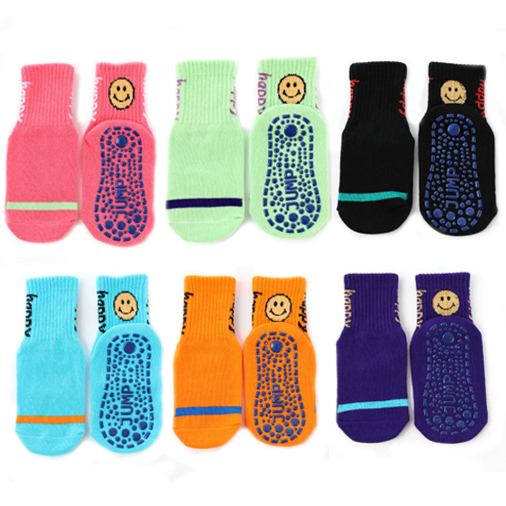 Baby 6 Colors Cotton Non-slip Socks Winter Baby Kids Walk Socks Shoes Toddlers Floor Casual Toddler Anti-slip Middle Tube Socks