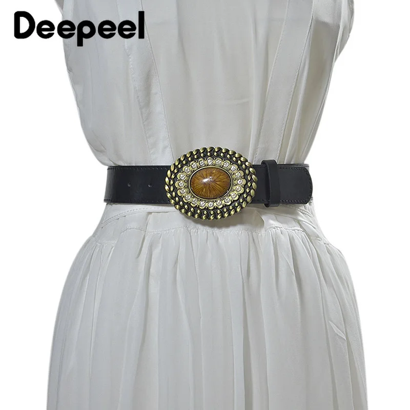 Deepeel 1 шт. 3 8*115 см модные женские корсет женский широкий пояс сплав гладкая пряжка
