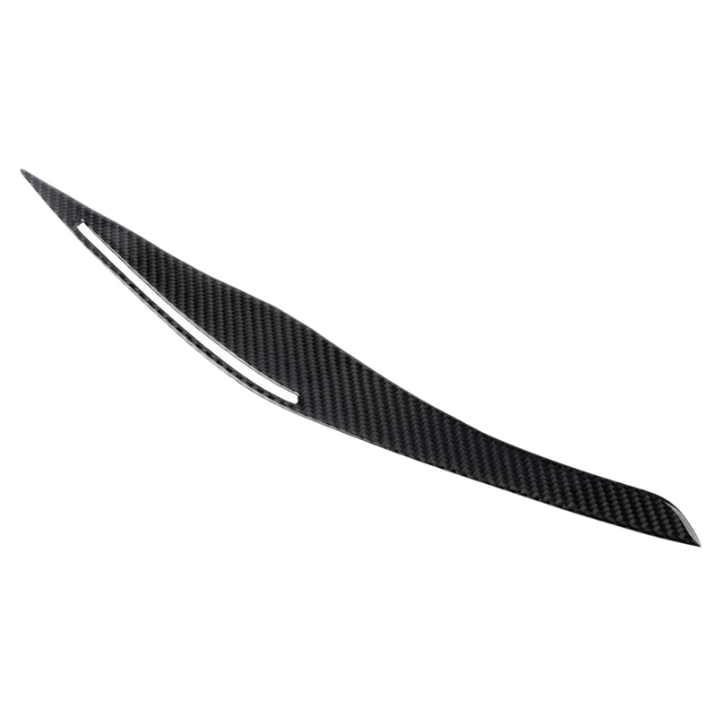 

Carbon Fiber Headlight Eyelid Eyebrow Cover Stickers Trim for BMW E90 E91 328I 335I M3 2006-2011