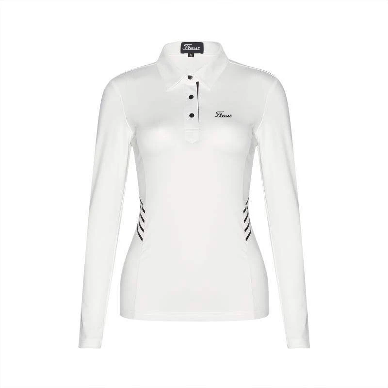 

New Autumn Polyester Women's Golf Long Sleeve Outdoor Sports Clothes Slim Quick-drying Sweat Absorbing 4 Colors