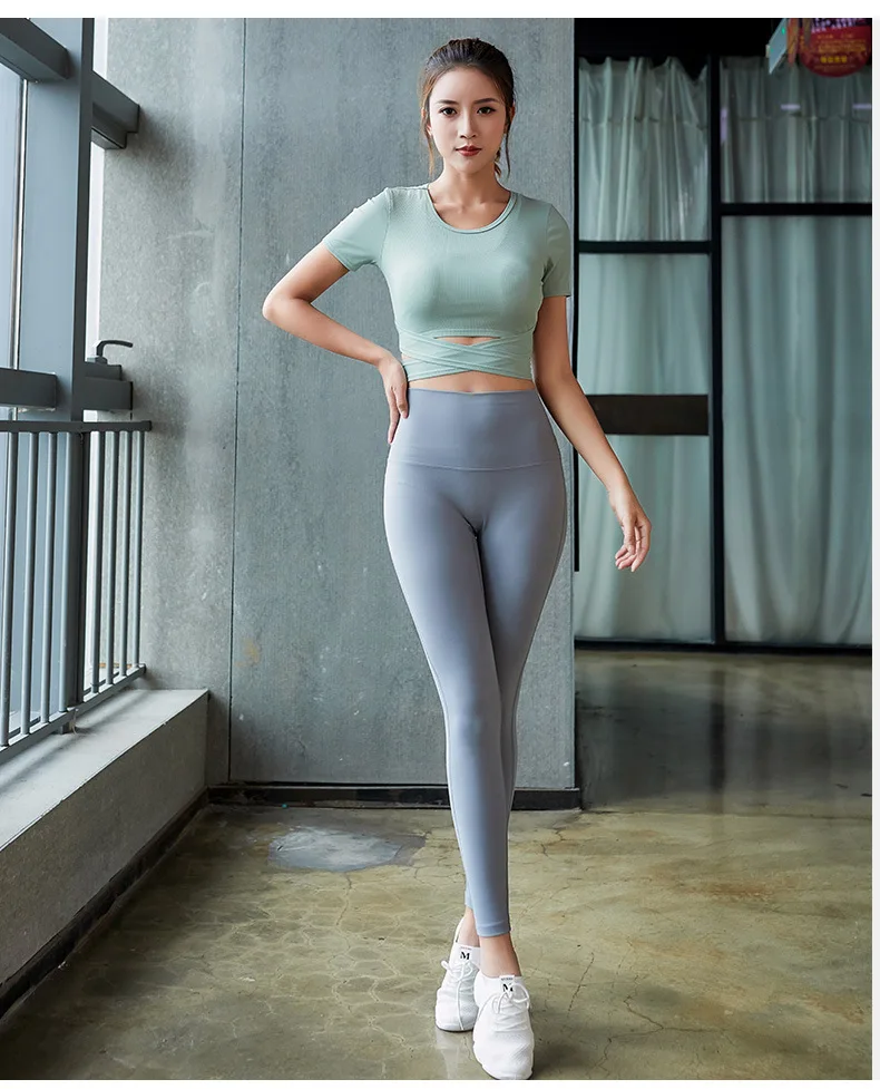 

Yoga Pant Fitness Gym Clothing Seamless Leggings Push Up Pants for Workout Running