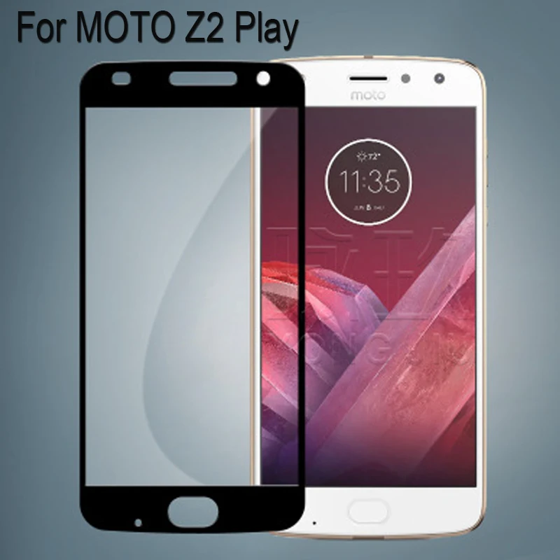 2 шт. полностью изогнутая Защитная пленка для экрана moto Z2 Play полное покрытие из