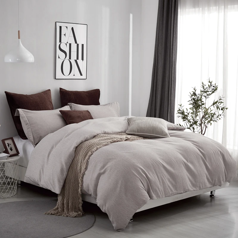 Комплект постельного белья из 100% полиэстера с наволочками | Дом и сад