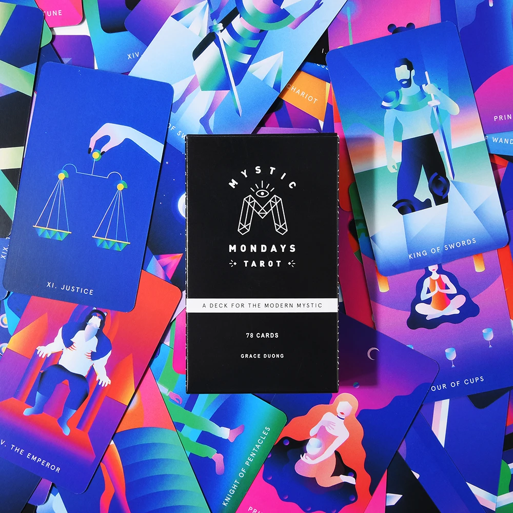

Mystic Mondays Tarot A Deck for the Modern Mystic Tarot Cards and E-Guidebook Set Card Game Gifts Arcana Tarot Card Set Divinati