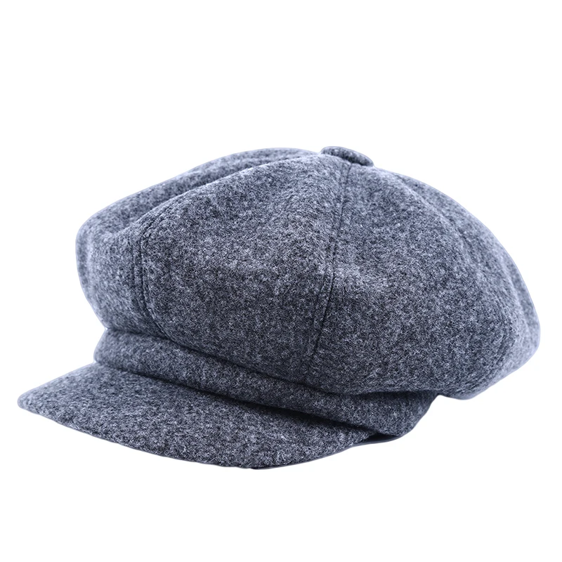 

Vintage Warm Hats Autumn Women Berets Warm Solid Casual Winter Cap Artist Leisure Fashion Hat Ladies Flat Beret Cap