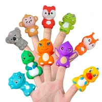10pcs animal finger puppet toys childrens storytelling role play play house finger puppet educational toy gift