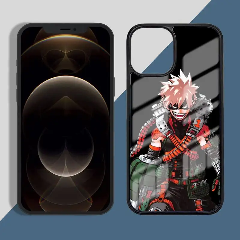 

Katsuki Bakugo BNHA Phone Case PC for iPhone 11 12 pro XS MAX 8 7 6 6S Plus X 5S SE 2020 XR