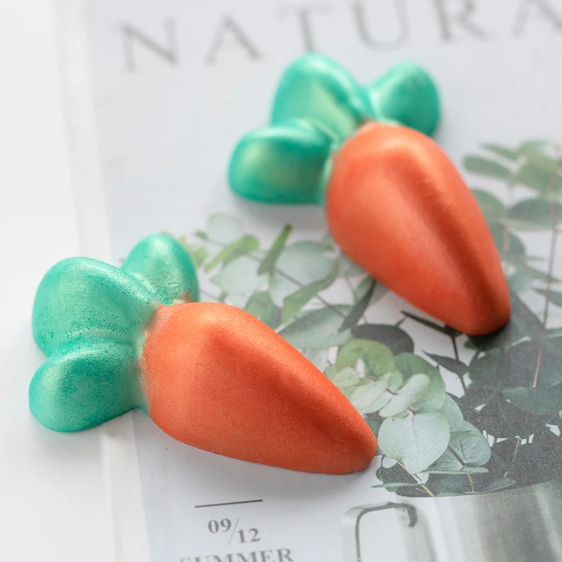 New Cake Decor 6 Cavities Carrot Handmade Soap Silicone Mold 3d Candle Fondant DIY Chocolate Biscuit | Дом и сад
