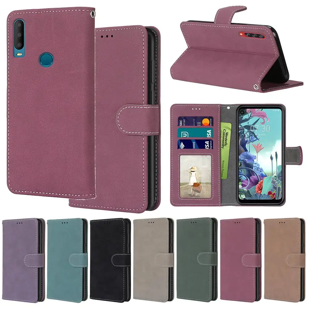 

Чехол-накладка для Alcatel 1C, 1S, 1V, 2019, кожа, магнитный