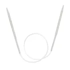 60 см круговые спицы для вязания с алюминиевой фарфоровой поверхностью, спицы для вязания, 2-12 мм