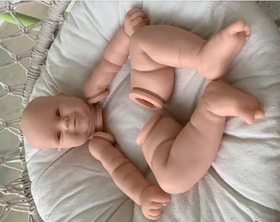 

24 inch Reborn Kit DIY silicone vinyl bebe reborn doll mould Maddie fresh color unfinished rebirth infant baby doll part