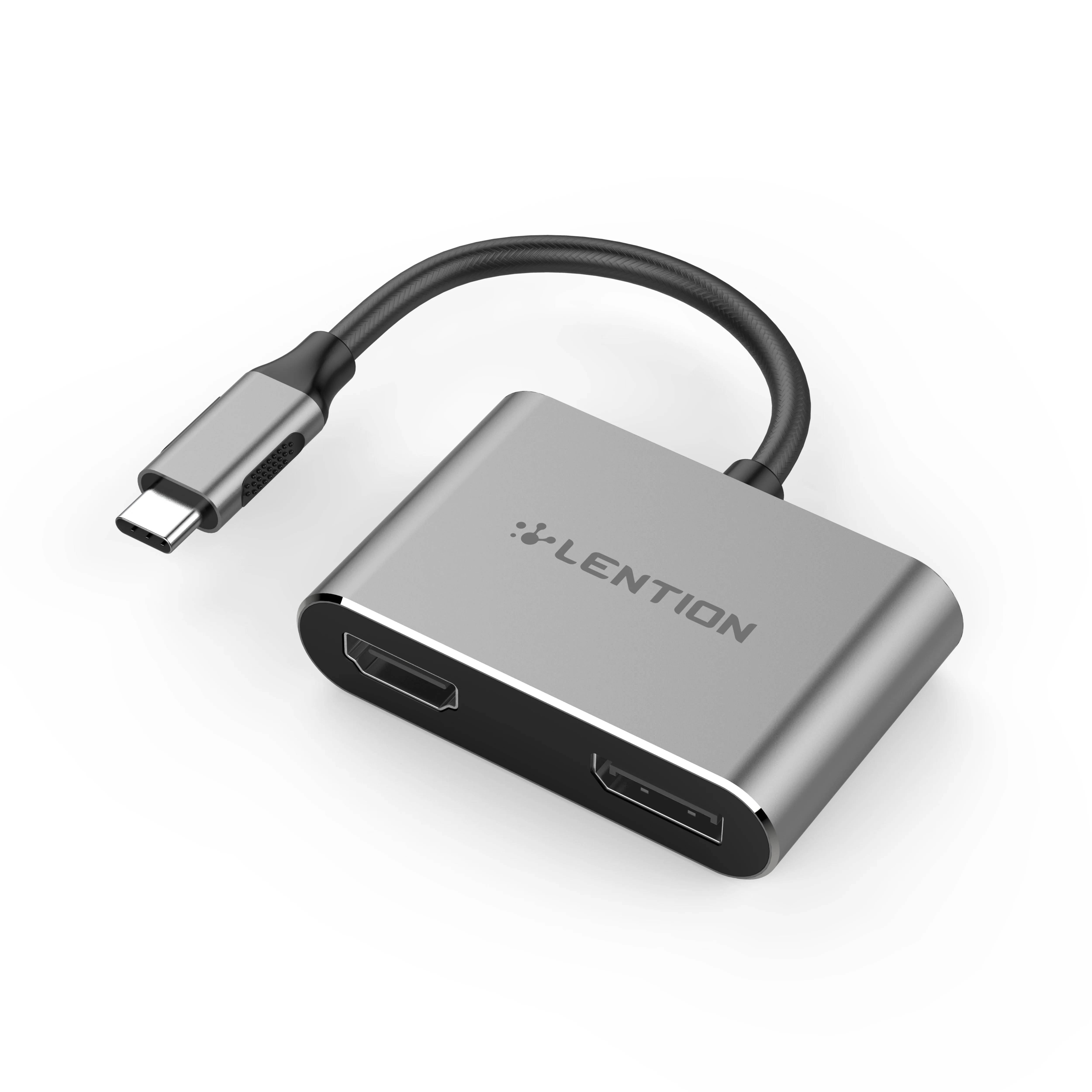 USB C к HDMI и DisplayPort двойной 4K дисплеи Цифровой AV адаптер для MacBook Pro (Thunderbolt 3) 2018 2019 Mac