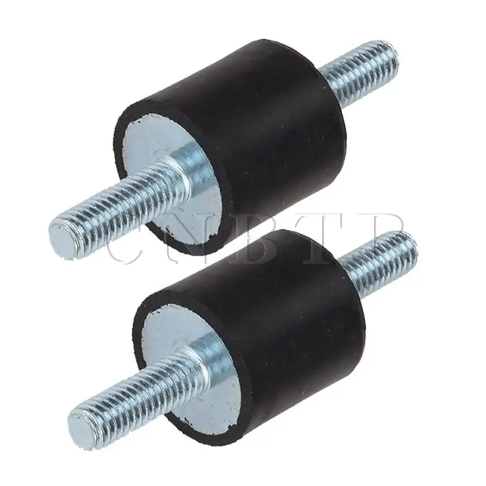 CNBTR 20 x Черный D20mm H20mm M6 резиновый двойной винт антивибрационное крепление|m6|silentblock