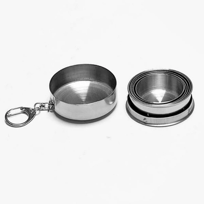 Складная разборная чашка переносные наборы из нержавеющей стали для путешествий