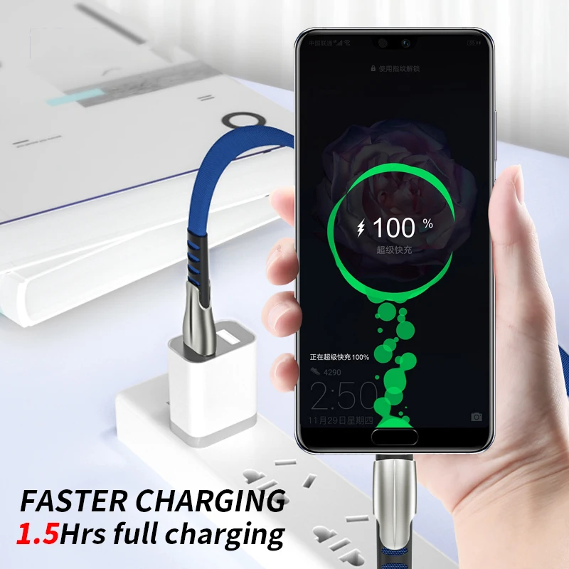 Oppselve type C USB кабель 3A Быстрая зарядка type-C usb зарядное устройство шнур для samsung S9 S8 Plus huawei Honor 10 9 lite планшет телефон