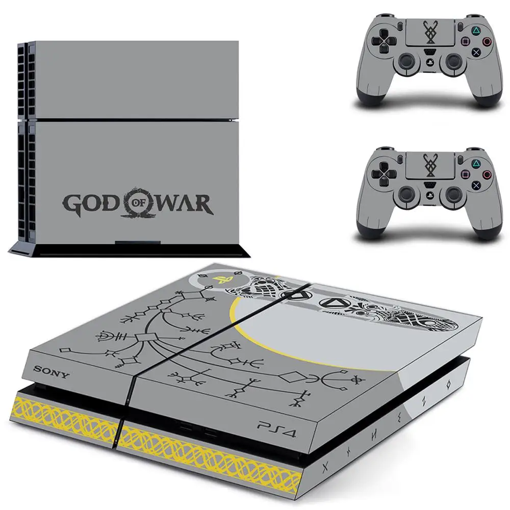 

Game God of War Full Cover PS4 Stickers Play station 4 Skin Sticker Decal For PlayStation 4 PS4 Console & Controller Skins Vinyl