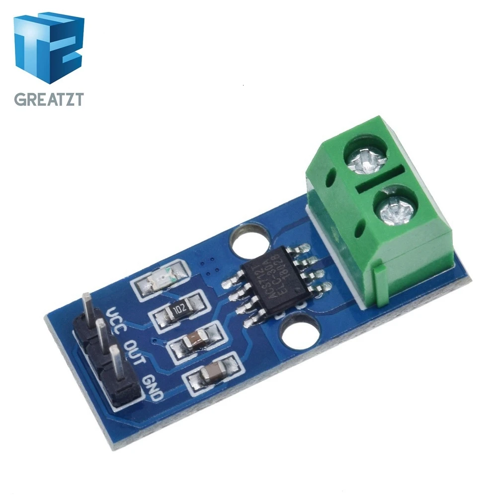 GREATZT Лидер продаж ACS712 5A 20A 30A диапазон зал Текущий сенсор модуль ACS712 модуль для Arduino 5A 20A 30A