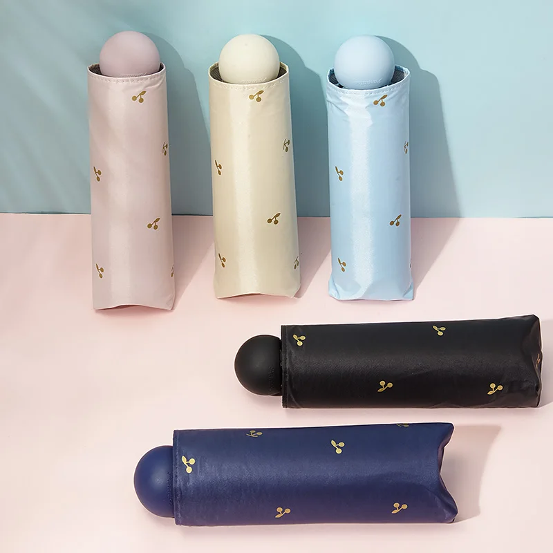 Модный портативный Зонт от дождя для женщин Мини Летний милый складной зонт с