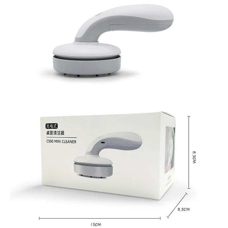 

Mini Desktop Vacuum Cleaner ABS Multi-Function Portable Charging Handheld Car PC Keyboard Brush Dust Cleaning Kit