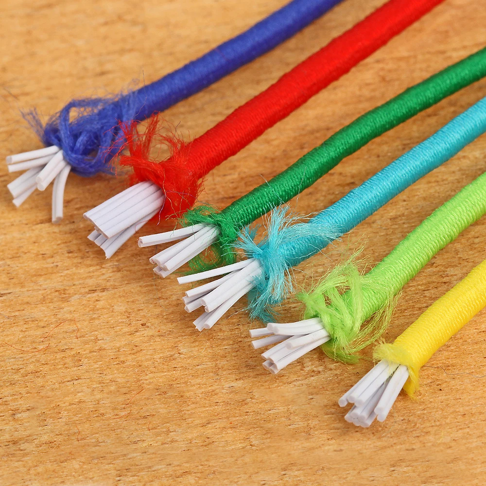 2 5 мм Красочные высокоэластичные резинки веревка резиновая лента линия спандекс