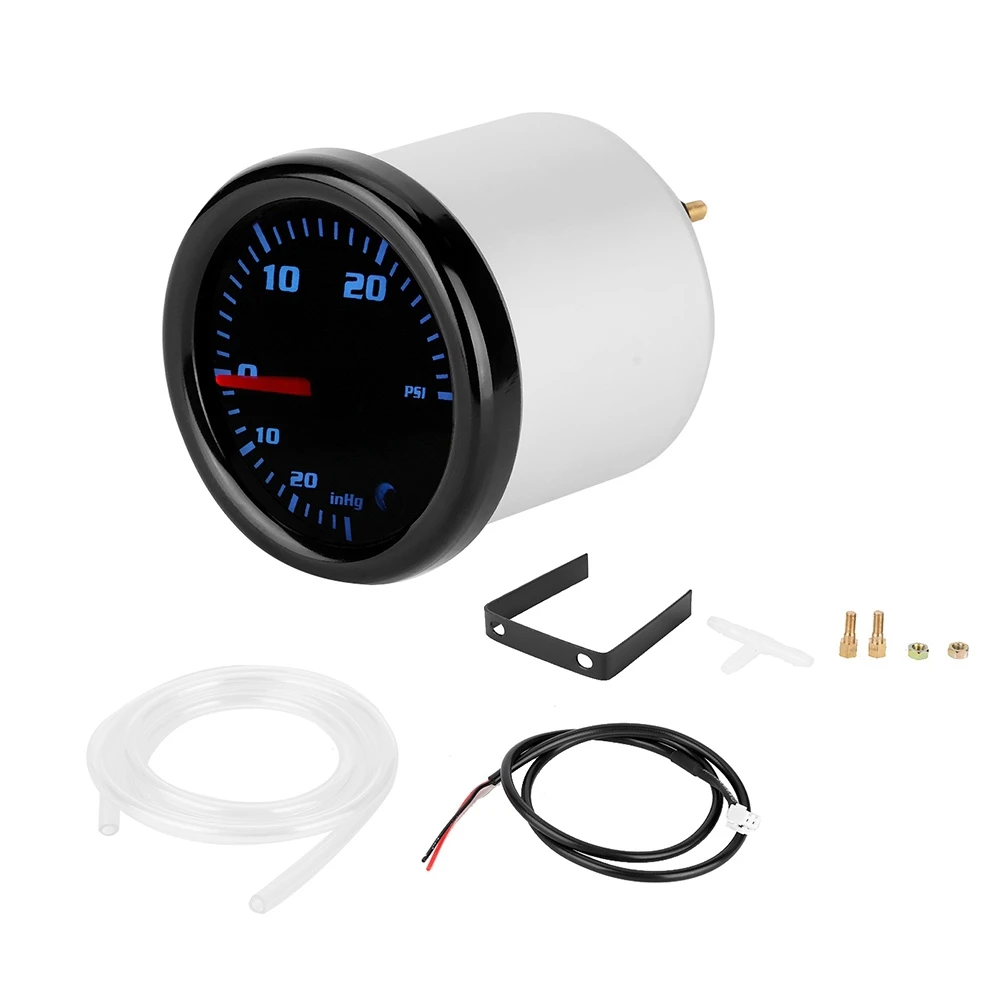 Универсальный автомобильный турбонагнетательный манометр 7 цветов светодиодный