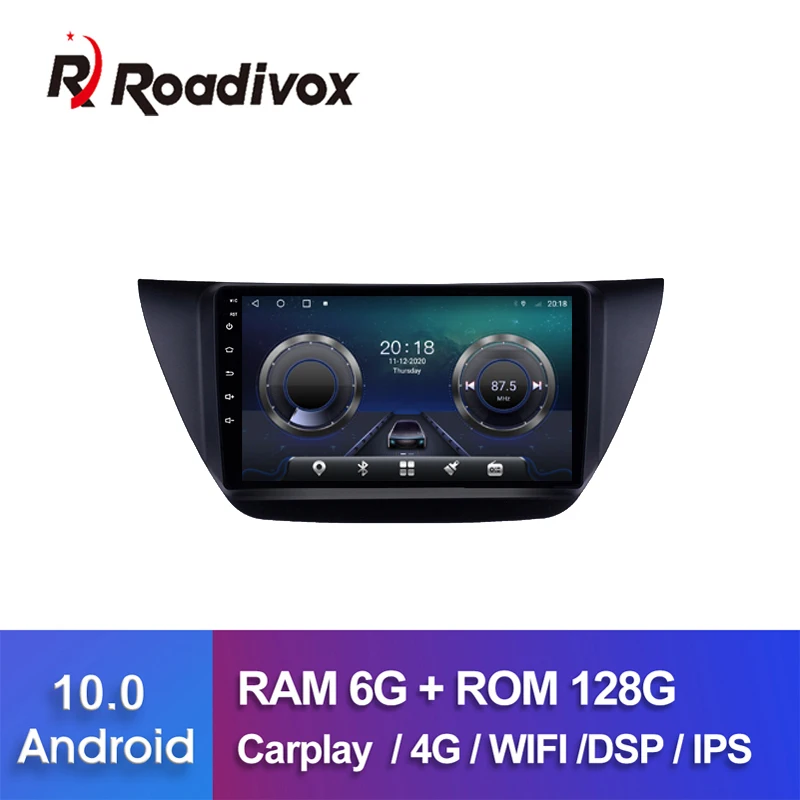 Автомагнитола для MITSUBISHI LANCER IX 2006 2010 2 Din 9 дюймов Android 10 GPS-навигация автомобильный