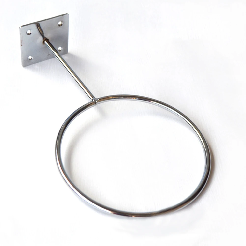 

Outdoor Indoor Accessories Durable Display Rack Iron Professional Round Gym Wall Mounted Sports Basketball Holder Screw Install