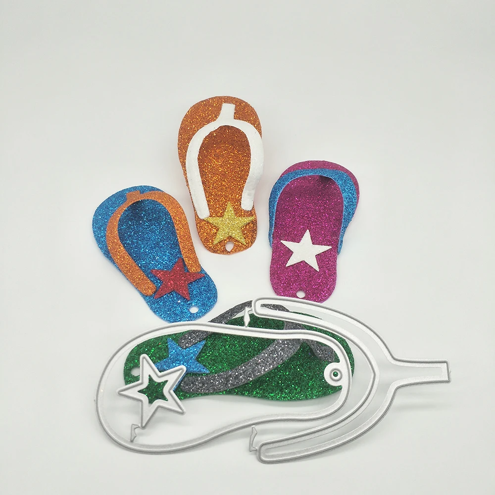 

slipper chinela baboosh loafer keychain pendant metal cutting knife mold, scrapbook, photo album, greeting card, DIY decoration