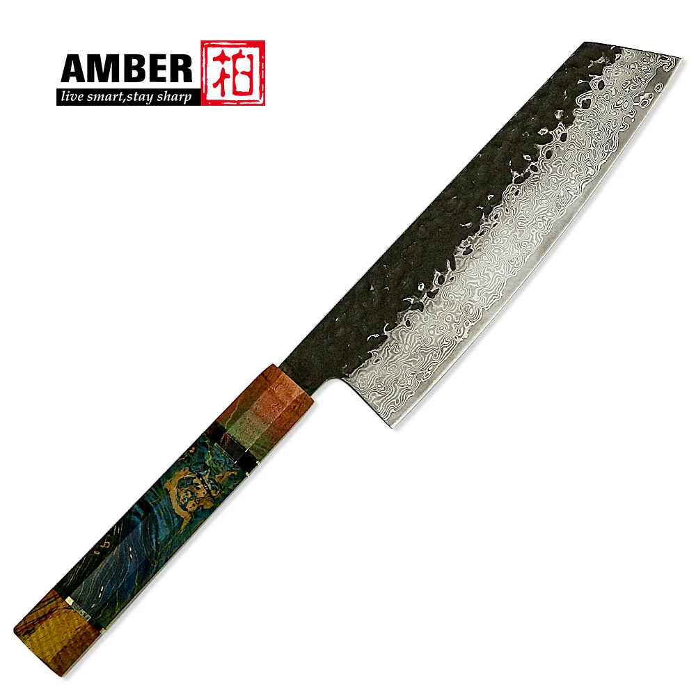 Набор ножей из янтарной кованой стали шеф повар кирицуке накири Мясницкий