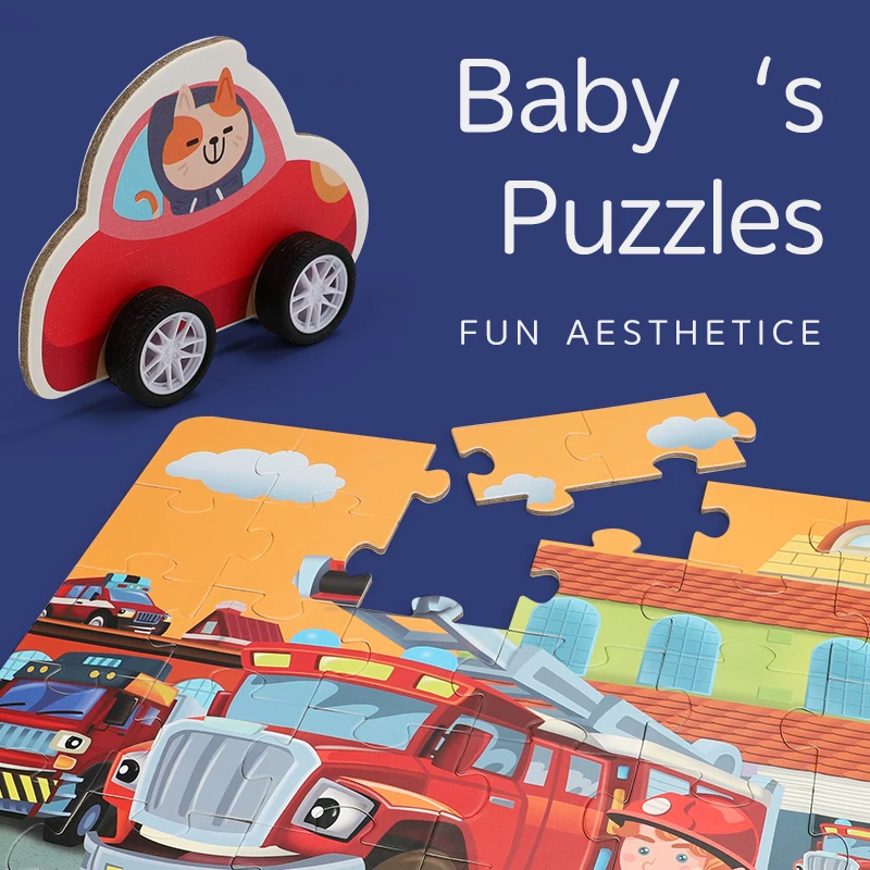 

Детский пазл, обучающие игрушки для детей, танграмма, круглая орбита, мультяшный деревянный пазл