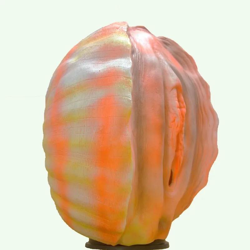 Горячая жуткая маска в виде ракушки Хэллоуин оболочка Хеджирование театр