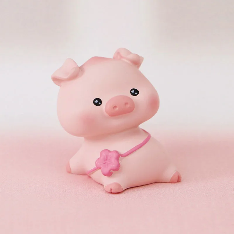 

Cute Peach Pig Crafts Dekoration Cake Baking Decoration Car Interior Supplies Desktop Ornaments Bedroom Accessories Home Decor